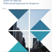 Notes on Diffy Qs: Differential Equations for Engineers