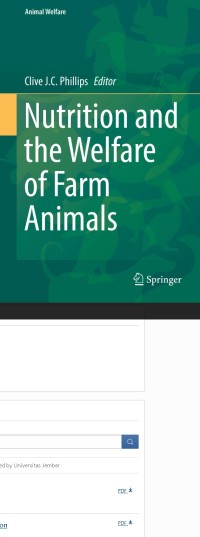 Nutrition and the Welfare of Farm Animals