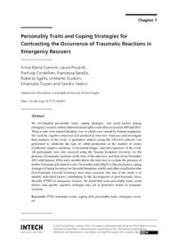 Personality Traits and Coping Strategies for Contrasting the Occurrence of Traumatic Reactions in Emergency Rescuers