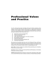 Professional Values and Practice