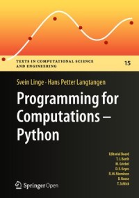 Programming For Computations - Python : a Gentle introduction To Numerical Simulations With Python