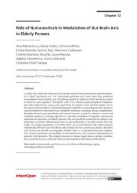Role of Nutraceuticals in Modulation of Gut-Brain Axis in Elderly Persons