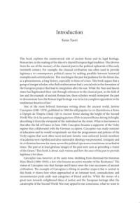 Roman Law and the Idea of Europe