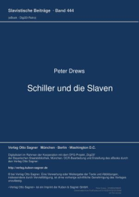 Schiller und die Slaven