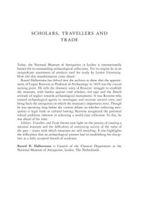 Scholars, Travellers and Trade