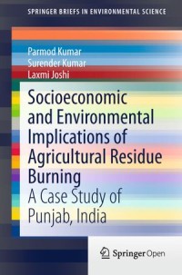 Socioeconomic and Environmental Implications of Agricultural Residue Burning : a Case Study of Punjab, india