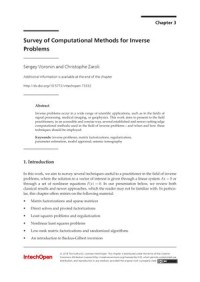 Survey of Computational Methods for Inverse Problems