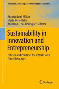 Sustainability, Innovation, and Entrepreneurship