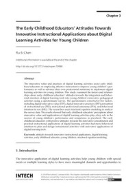 The Early Childhood Educators’ Attitudes Towards Innovative Instructional Applications about Digital Learning Activities for Young Children