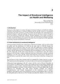 The Impact of Emotional Intelligence on Health and Wellbeing