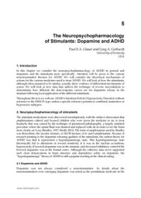 The Neuropsychopharmacology of Stimulants
Dopamine and Adhd