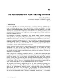 The Relationship with Food in Eating Disorders