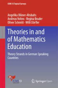 Theories in and of Mathematics Education
Theory Strands in German Speaking Countries