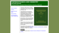 Thermodynamics and Chemistry