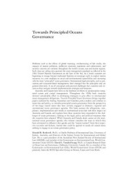 Towards Principled Oceans Governance