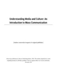 Understanding Media and Culture : An Introduction to Mass Communication