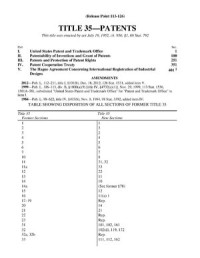 United States Patent Law