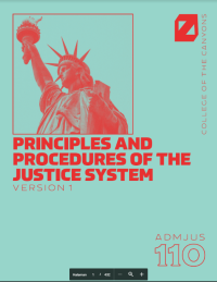 Principles and Procedures of the Justice System