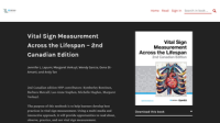Vital Sign Measurement Across the Lifespan - 2nd Canadian Edition
