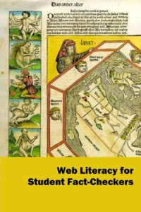 Web Literacy for Student Fact-Checkers