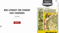 Web Literacy for Student Fact Checkers