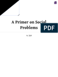 A Primer on Social Problems . v. 1.0