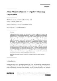 a Less Attractive Feature of Empathy
intergroup Empathy Bias