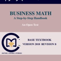 BUSINESS MATH : A Step-By-Step Handbook