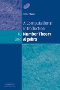 Image of A Computational Introduction to Number Theory and Algebra