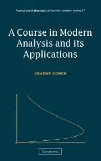 Image of A Course in Modern Analysis and its Applications