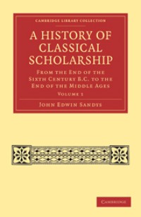 A History of Classical Scholarship