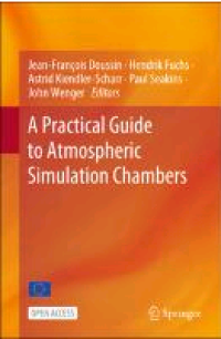 Image of A Practical Guide to Atmospheric Simulation Chambers