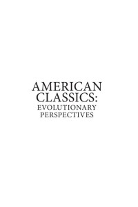 Image of American Classics : Evolutionary Perspectives