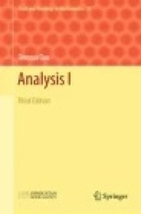 Analysis I: Third Edition