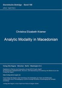 Image of Analytic Modality in Macedonian