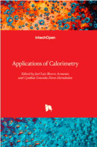 Image of Applications of Calorimetry