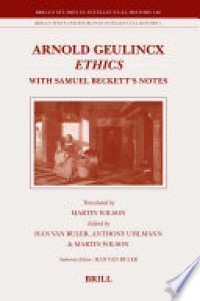 Arnold Geulincx Ethics