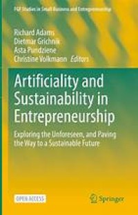 Artificiality and Sustainability in Entrepreneurship