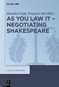 Image of As You Law It - Negotiating Shakespeare (Volume 15)