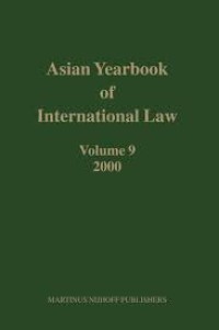 Asian Yearbook of International Law, Volume 9 (2000)