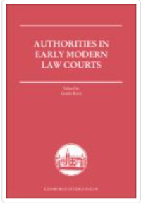 Image of Authorities in Early Modern Law Courts