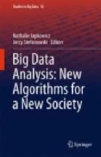 Big Data Analysis: New Algorithms for a New Society