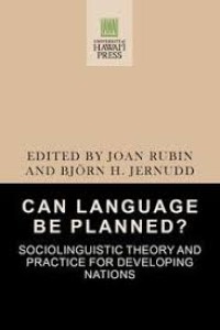 Image of Can Language be Planned?