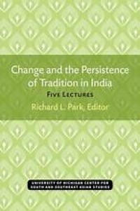 Image of Change and the Persistence of Tradition in India