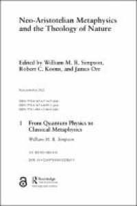 Chapter 1 from Quantum Physics to Classical Metaphysics