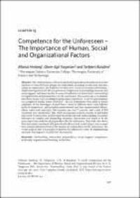 Image of Chapter 15 Competence for the Unforeseen