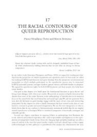 Image of Chapter 17 The Racial Contours of Queer Reproduction