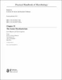Image of Chapter 33 The Genus Mycobacterium