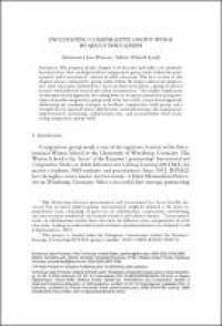 Image of Chapter Facilitating Comparative Group Work in Adult Education