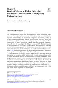 Image of Chapter Quality Culture and Innovation in Higher Education
